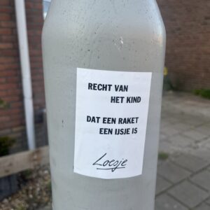 Stickers A7 - recht van het kind dat een raket een ijsje is