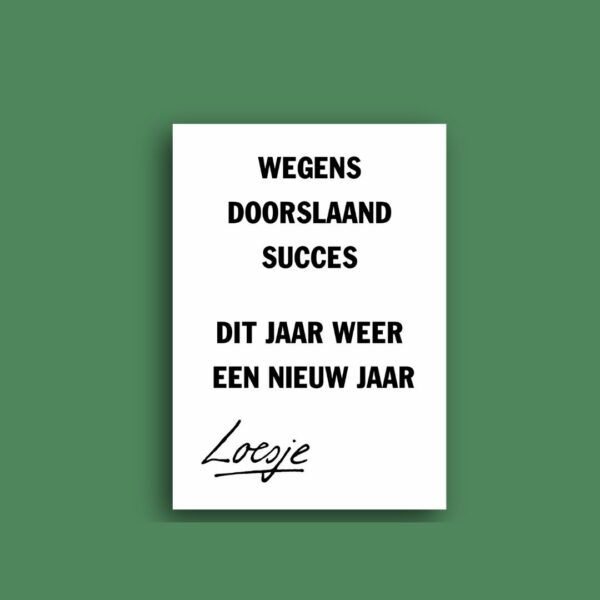 Feestdagenkaarten van Loesje