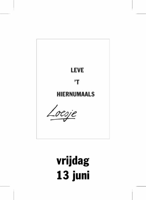 Leve ’t hiernumaals