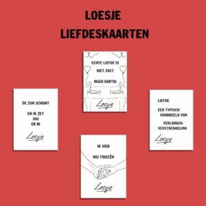 Liefdeskaarten van Loesje