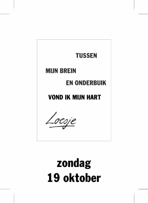 Tussen mijn brein en onderbuik vond ik mijn hart