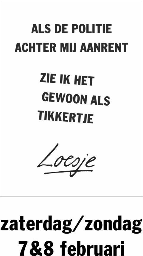 Als de politie achter mij aanrent zie ik het gewoon als tikkertje