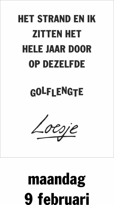 Het strand en ik zitten het hele jaar door op dezelfde golflengte