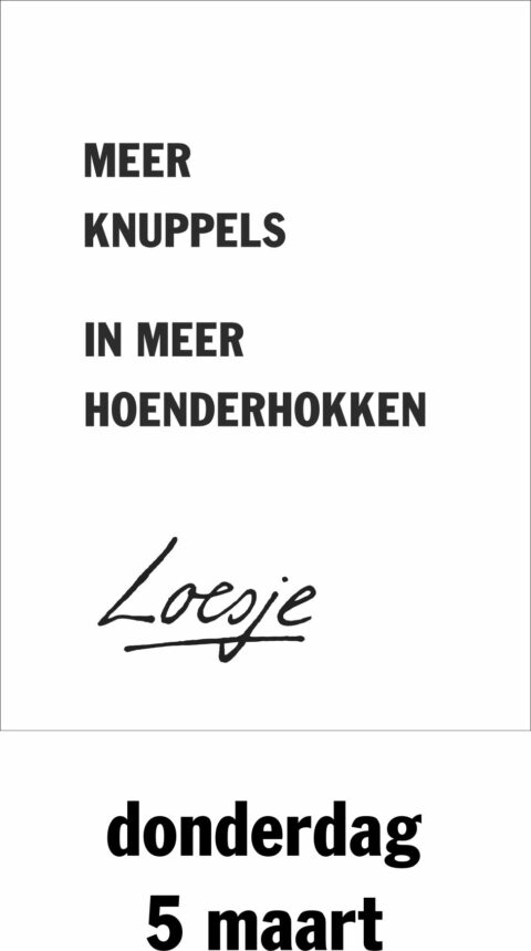 Meer knuppels in meer hondenhokken