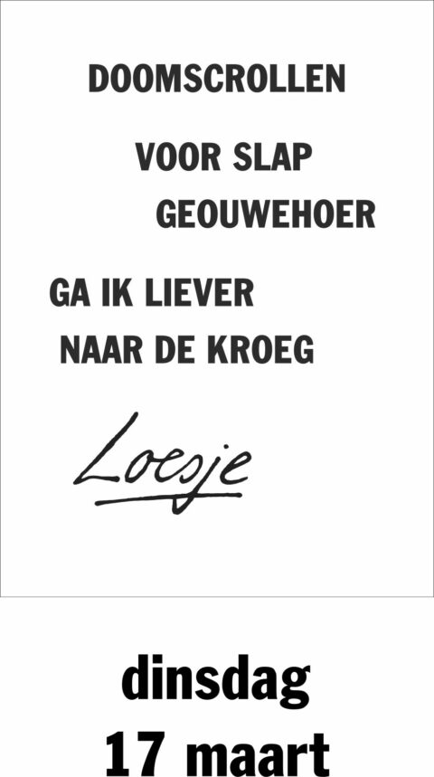 Doomscrollen voor slap geouwehoer ga ik liever naar de kroeg