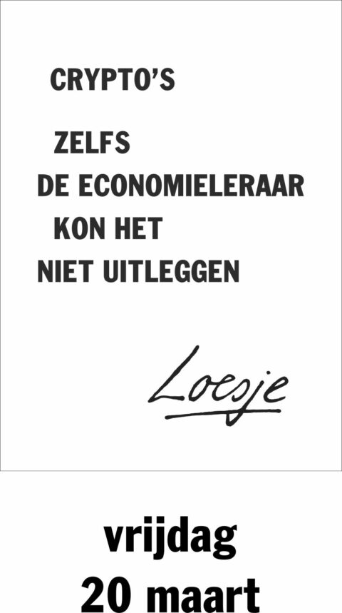 Cryptos zelfs de economieleraar kon het niet uitleggen