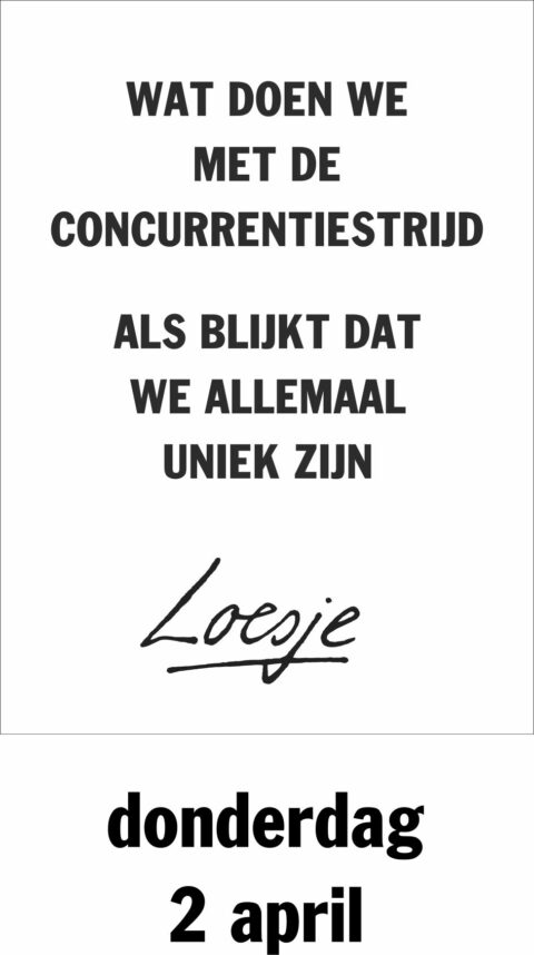 Wat doen we met de concurrentiestrijd als blijkt dat we allemaal uniek zijn