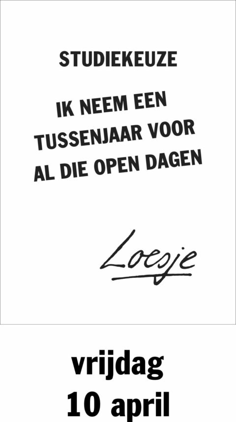 Studiekeuze ik neem een tussenjaar voor al die open dagen
