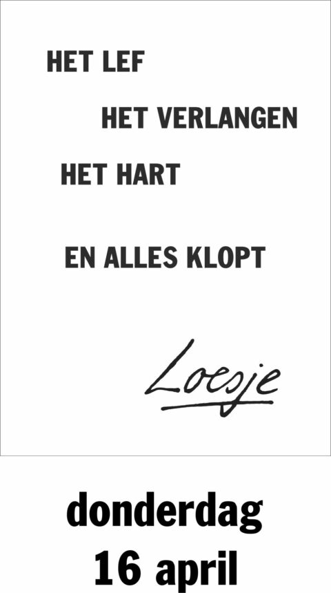 Het lef het verlangen het hart en alles klopt