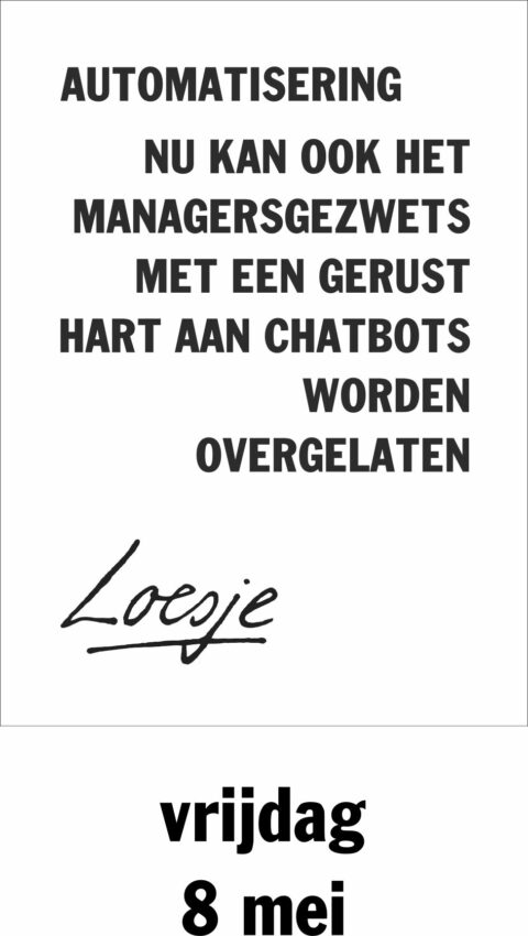 Automatisering nu kan ook het managergezwets met een gerust hart aan chatbots worden overgelaten