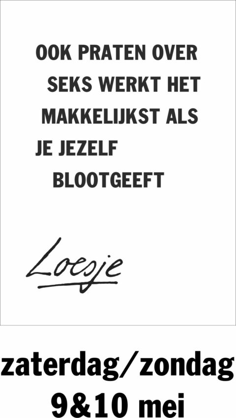Ook praten over seks werkt het makkelijkst als je jezelf blootgeeft