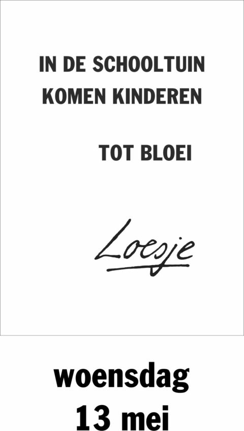 In de schooltuin komen kinderen tot bloei