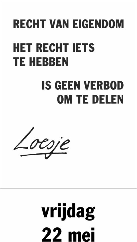 Recht van eigendom het recht iets te hebben is geen verbod om te delen