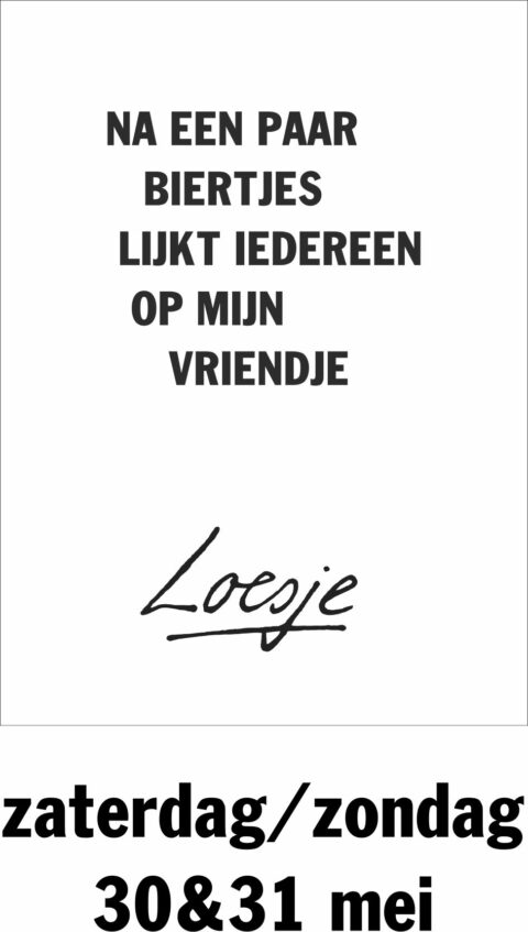 Na een paar biertjes lijkt iedereen op mijn vriendje