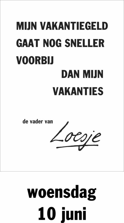 Mijn vakantiegeld gaat nog sneller voorbij dan mijn vakanties