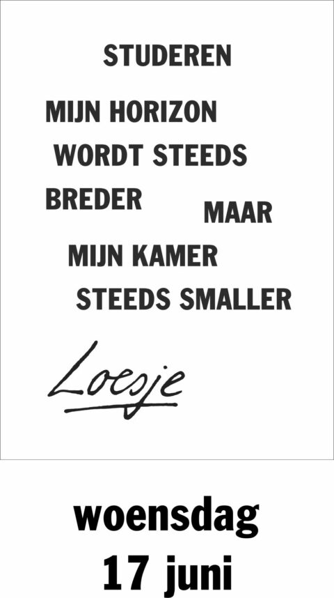 Studeren mijn horizon wordt steeds breder maar mijn kamer steeds smaller