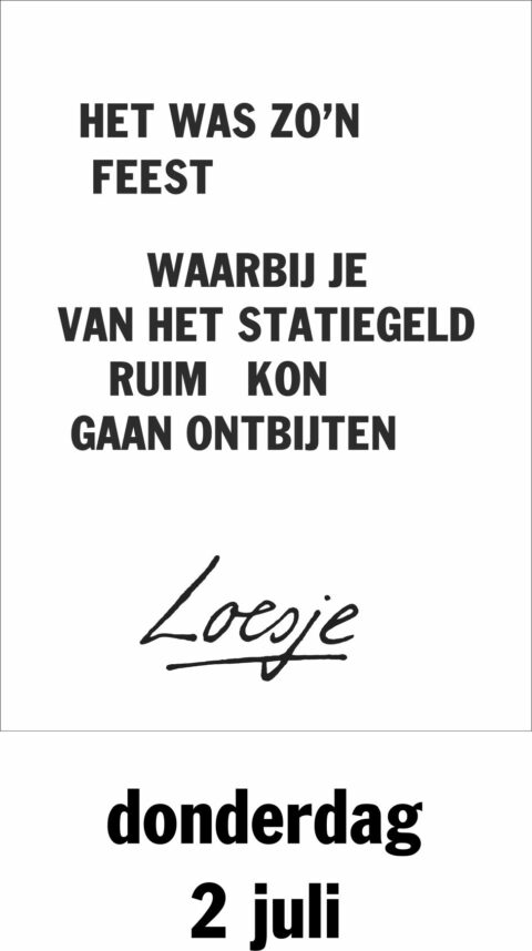 Het was zon feest waarbij je van het statiegeld ruim kon gaan ontbijten