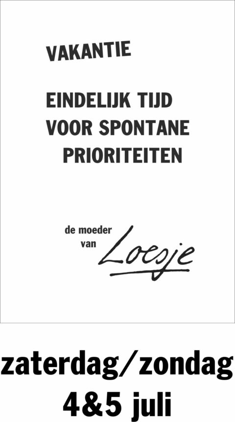 Vakantie eindelijk tijd voor spontane prioriteiten