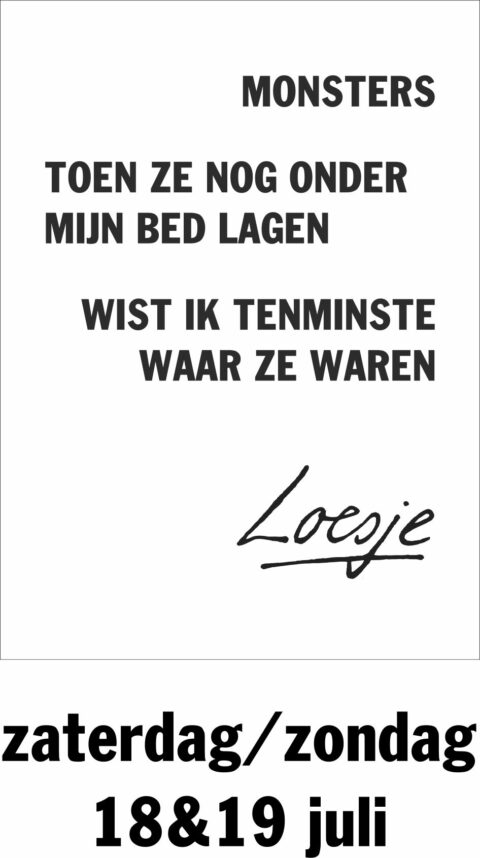 Monsters toen ze nog onder mijn bed lagen wist ik tenminste waar ze waren