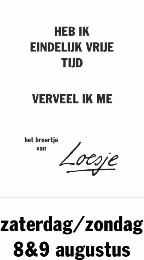 Heb ik eindelijk vrije tijd verveel ik me