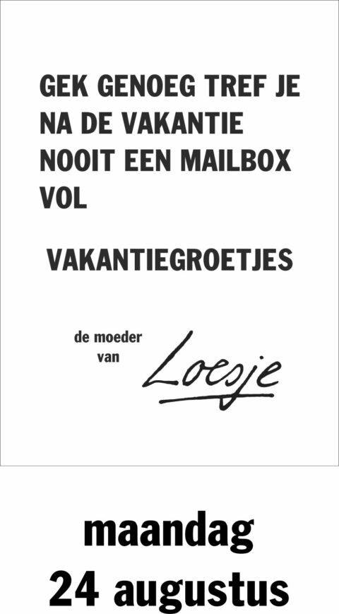 Gek genoeg tref je na de vakantie nooit een mailbox vol vakantiegroetjes