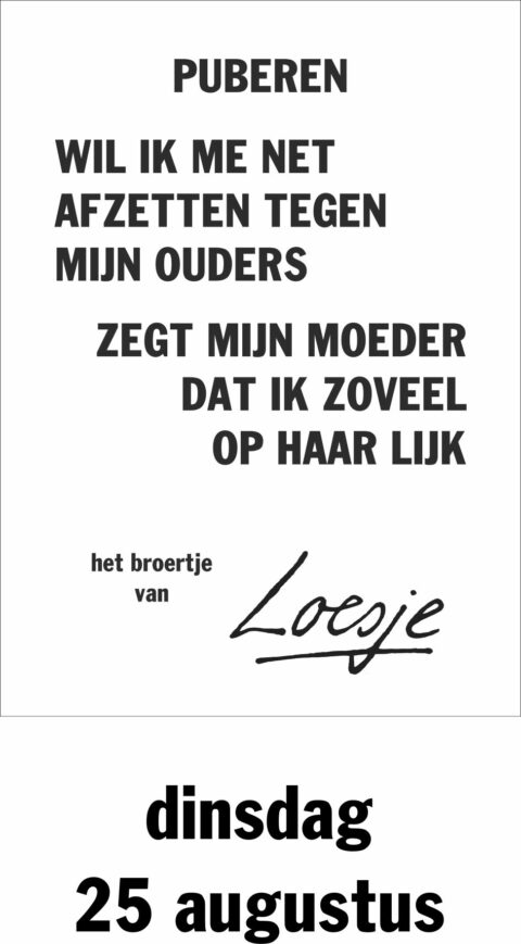Puberen wil ik me net afzetten tegen mijn ouders zegt mijn moeder dat ik zoveel op haar lijk