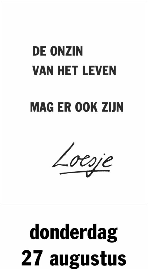 De onzin van het leven mag er ook zijn