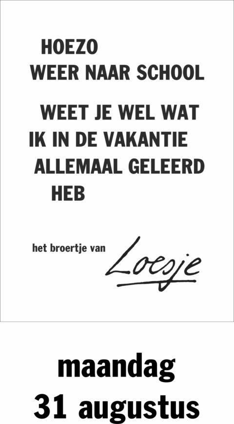 Hoezo weer naar school weet je wel wat ik in de vakantie allemaal geleerd heb
