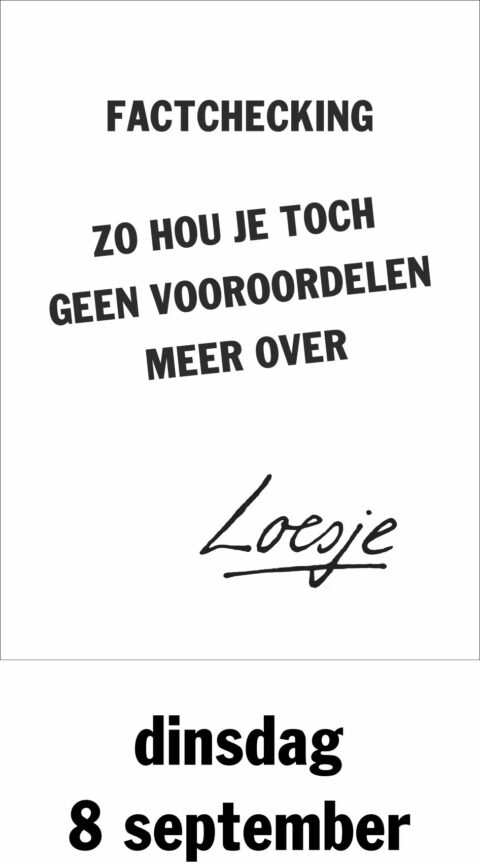 Factchecking zo hou je toch geen vooroordelen meer over