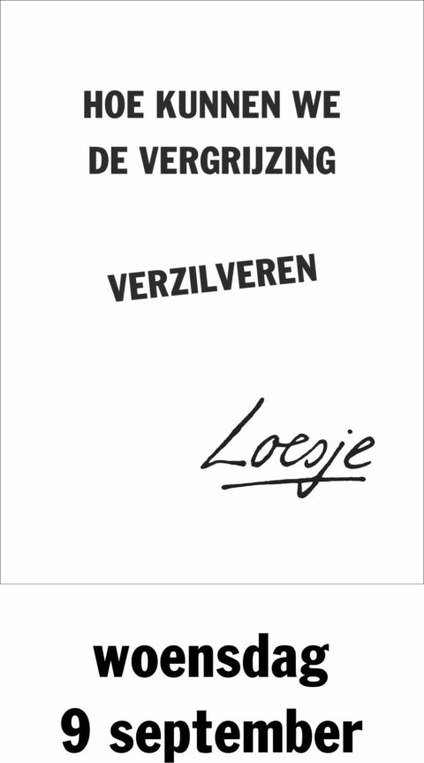 Hoe kunnen we de vergrijzing verzilveren