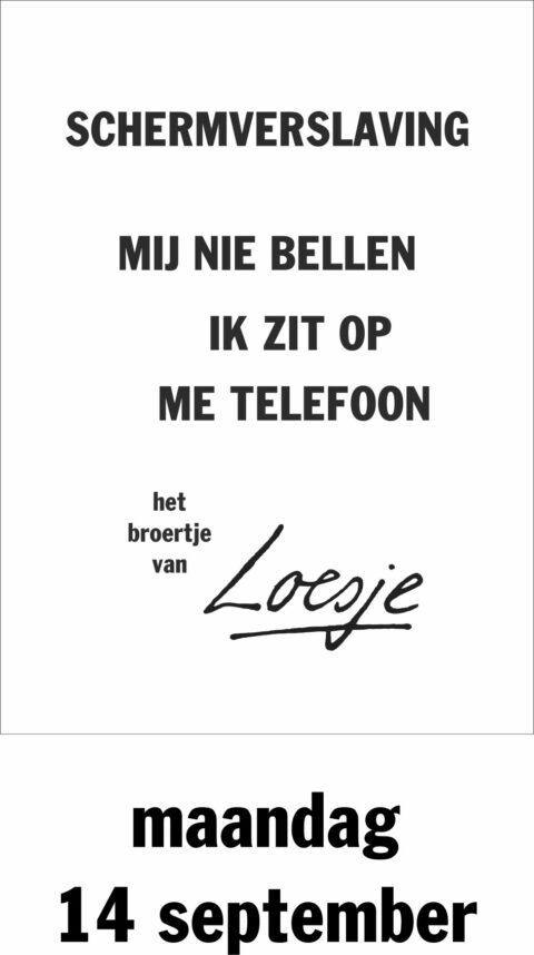 Schermverslaving mij niet bellen ik zit op mijn telefoon