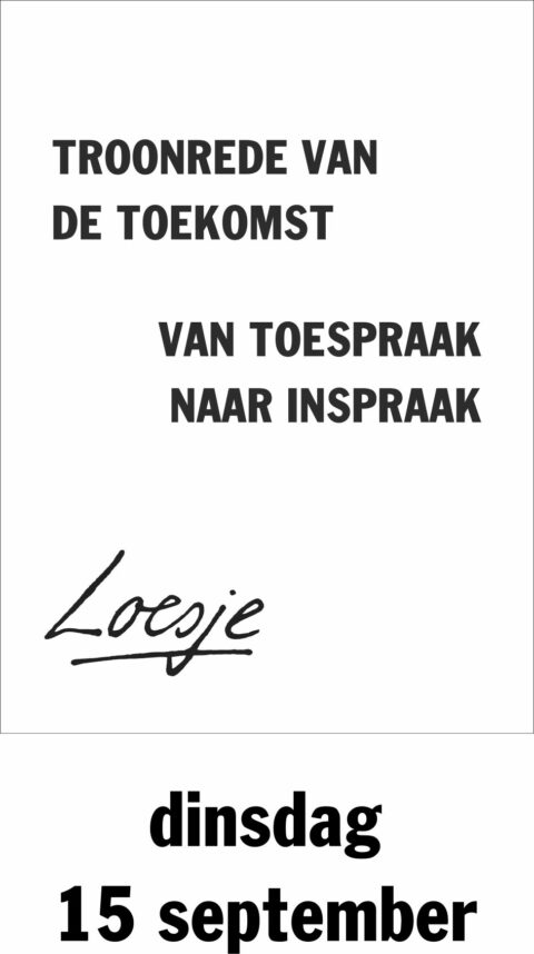 Troonrede van de toekomst van toespraak naar inspraak