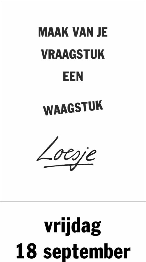 Maak van je vraagstuk een waagstuk