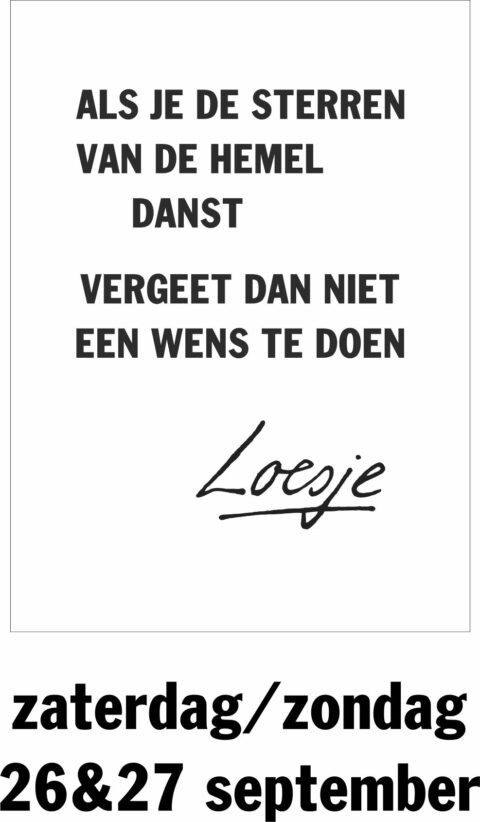 Als je de sterren van de hemel danst vergeet dan niet een wens te doen