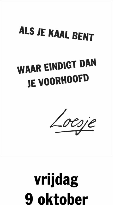 Als je kaal bent waar eindigt dan je voorhoofd