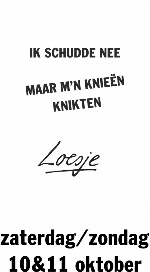 Ik schudde nee maar mn knieen knikten