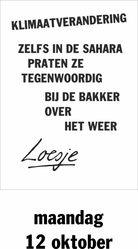 Klimaatverandering zelfs in de sahara praten ze tegenwoordig bij de bakker over het weer