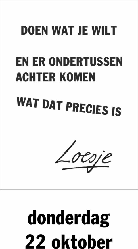 Doen wat je wilt en er ondertussen achter komen wat dat precies is