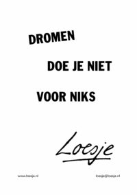 250916 Dromen doe je niet voor niks