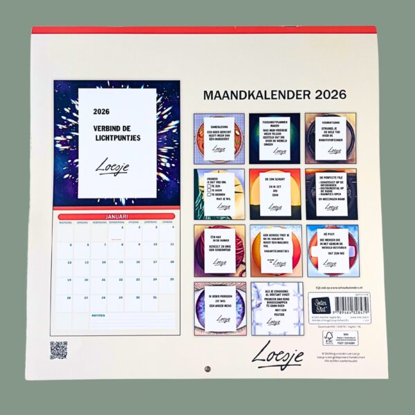 Loesje maandkalender 2026 - Soms ben je de beste versie van jezelf
