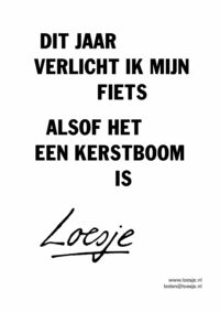 Dit jaar verlicht ik mijn fiets alsof het een kerstboom is