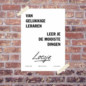 Gelukkige leraren