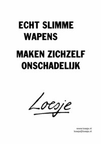 Echt slimme wapens maken zichzelf onschadelĳk