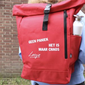 Loesje rugtas - geen paniek het is maar chaos