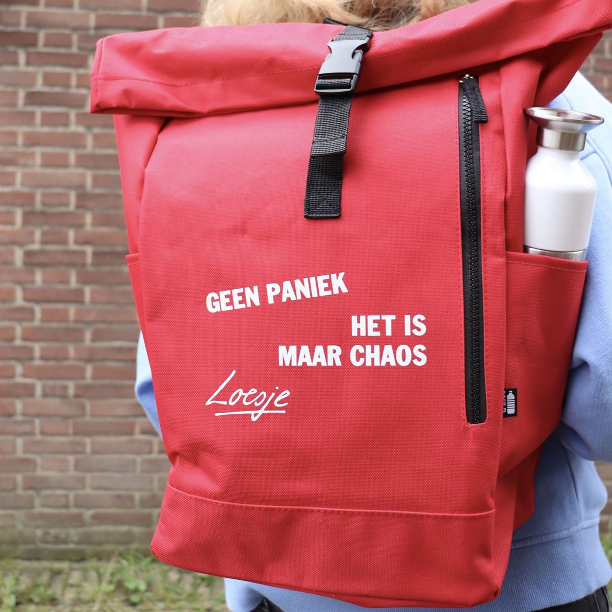 Rugtas – geen paniek het is maar chaos